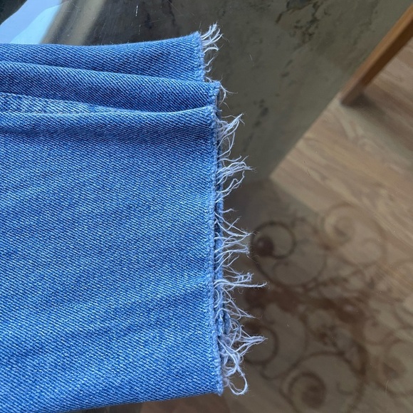 Hollister high rise Jeans. Patchwork. Size 26 with 27 in inseam - Picture 4 of 16